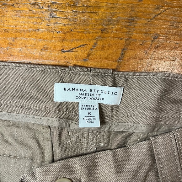 Banana Republic Martin Fit Shorts Stretch Extensible Size 6 - Picture 3 of 7